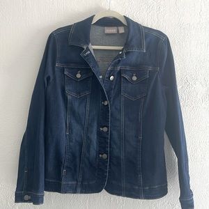 Chico’s Brand Women’s Denim Jacket, Chicos size 1